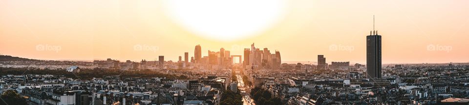 Landscape from l’Arc de Triomphe 