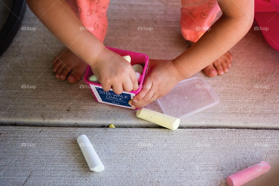 Sidewalk chalk 