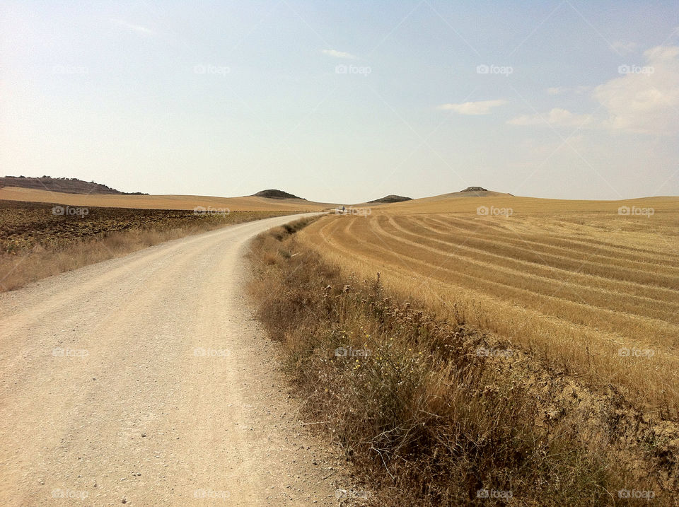 road desert spain way by biedert
