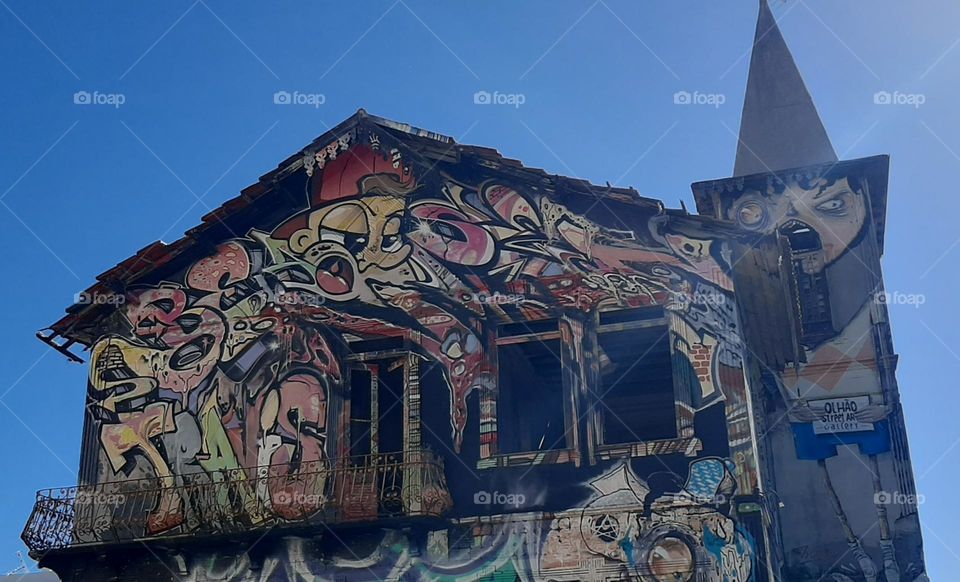 HauntArted House Balcony