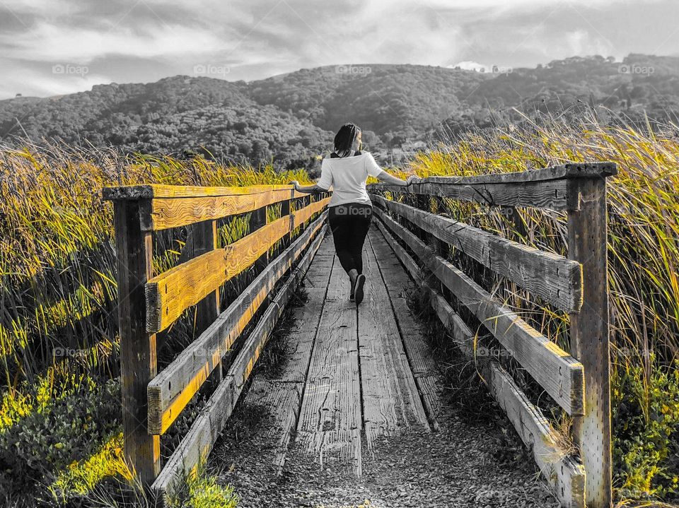 reflecting on how beautiful this earth is.