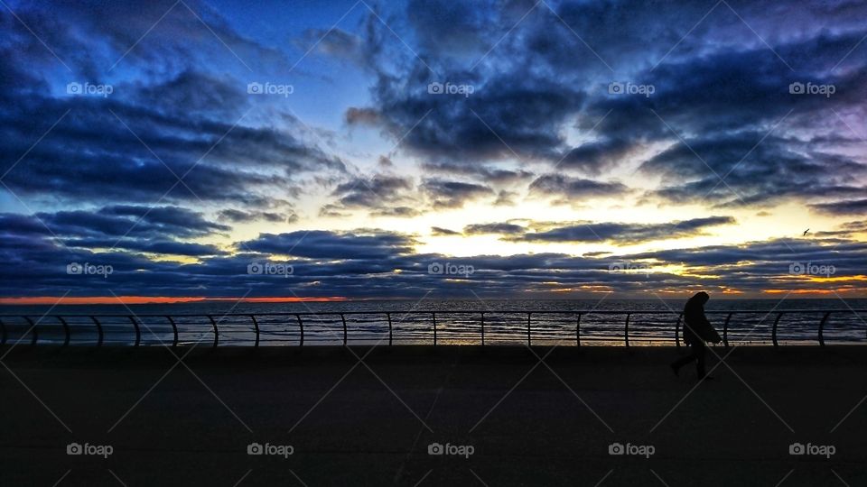 Blackpool sunset October 2017