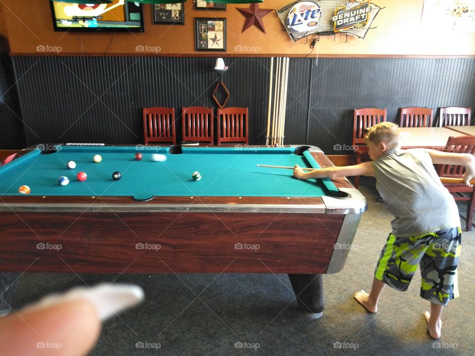 pool table practice