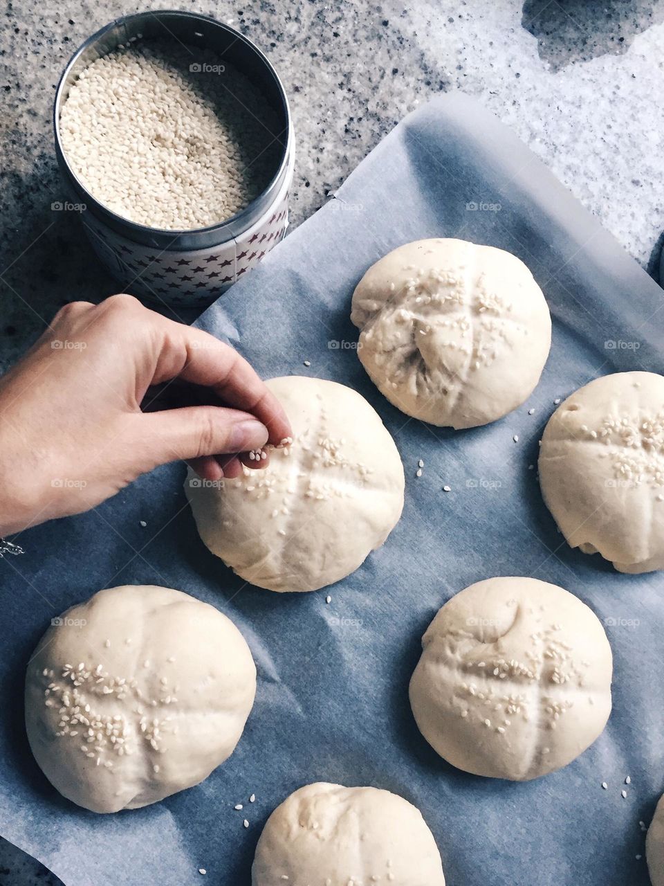 baking rolls