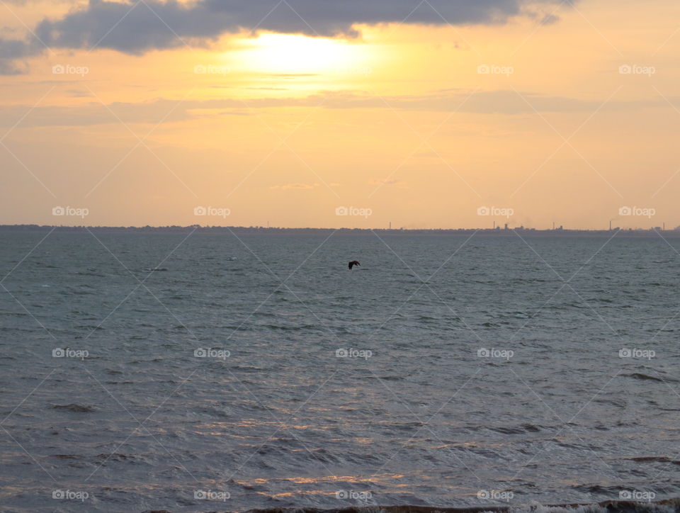 sun set  without  sun