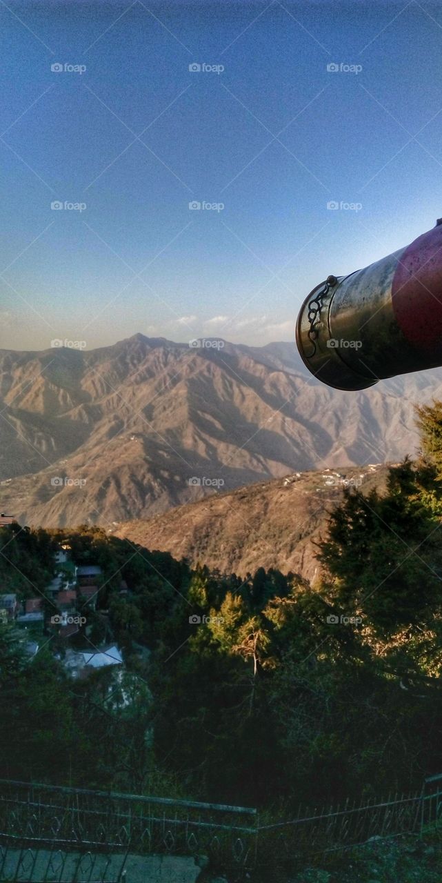 View from Gun Hill Point, Mussorie: the Queen of Hills
