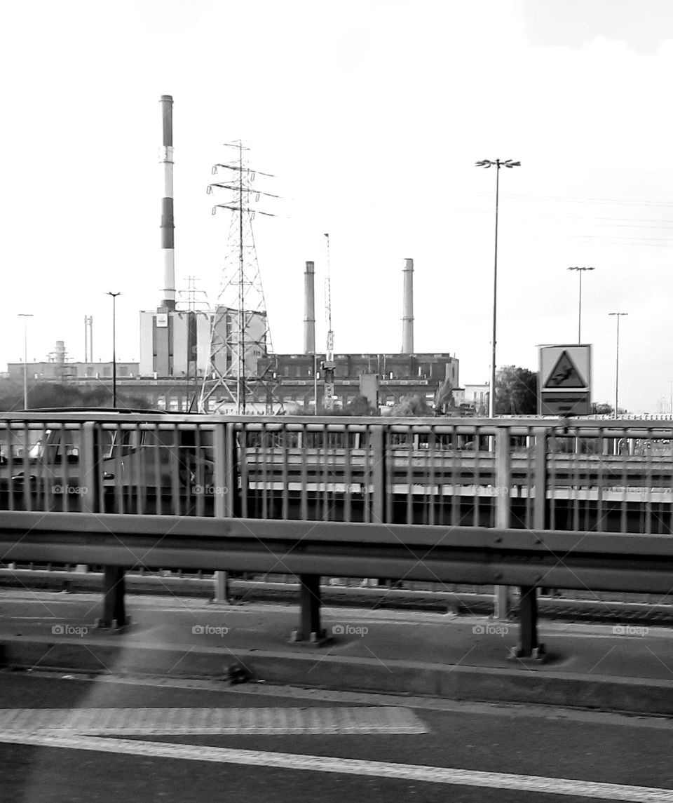 power plant in B&W