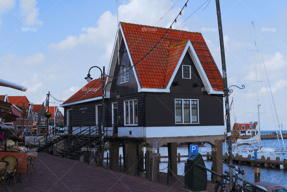 Netherlands. Volendam Fishing Town.