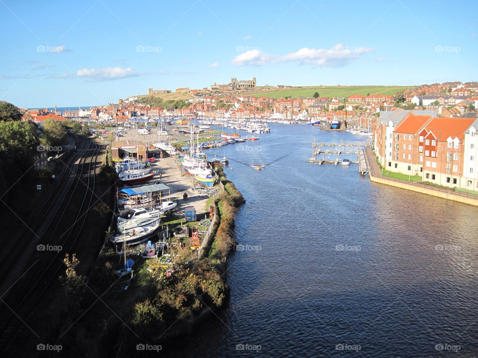 boats river houses panorama by snappychappie