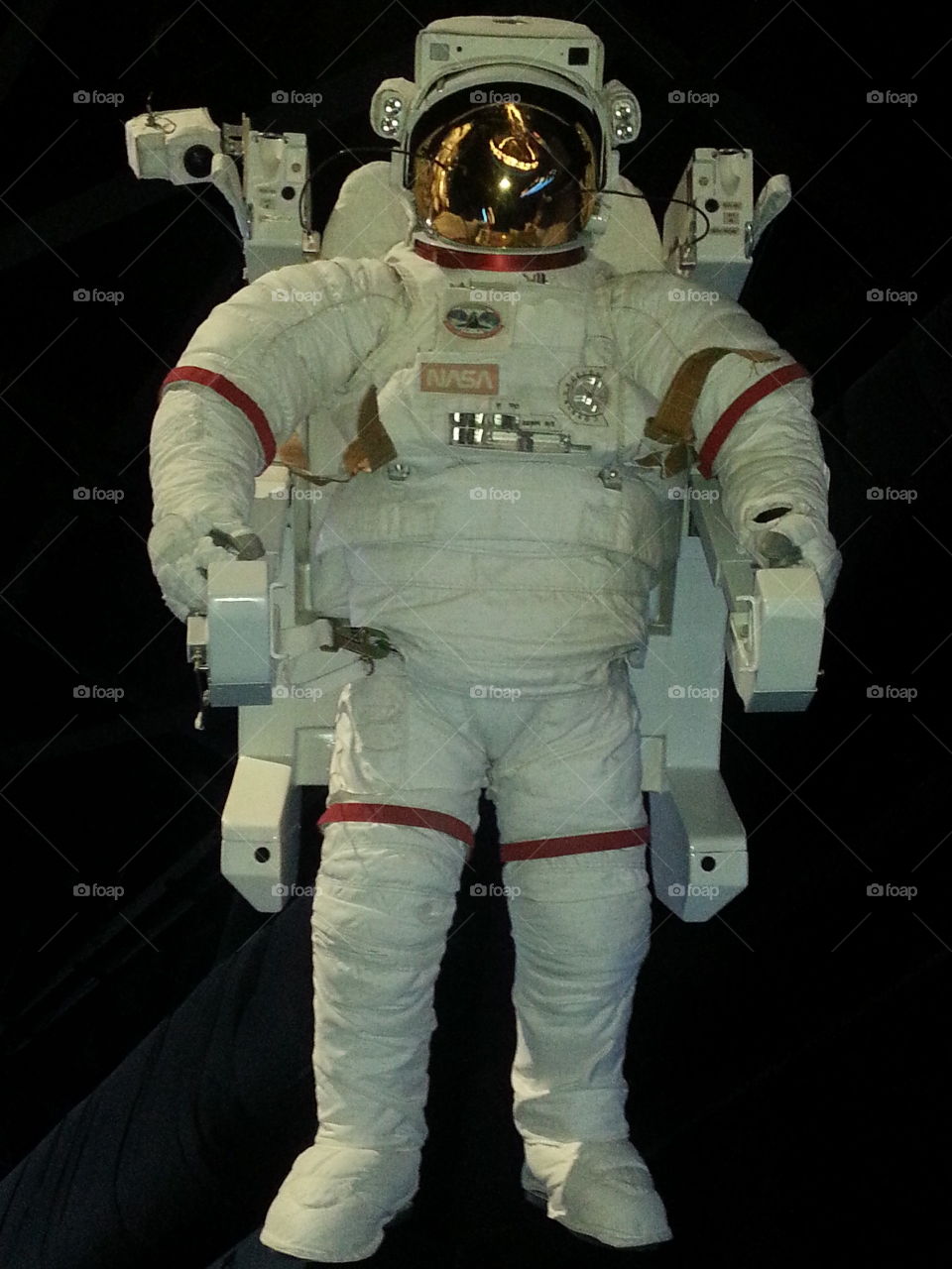 astronauts suit from the Kennedy Space Center