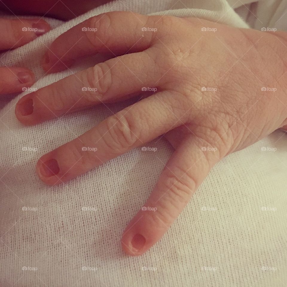 Newborn hands