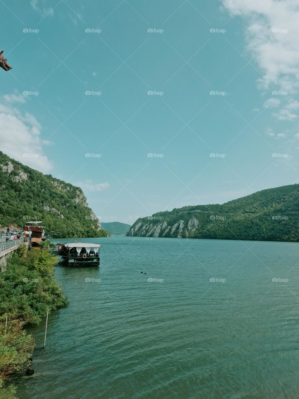 the border between Romania and Serbia