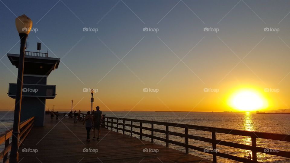 Seal Beach Pier sunset