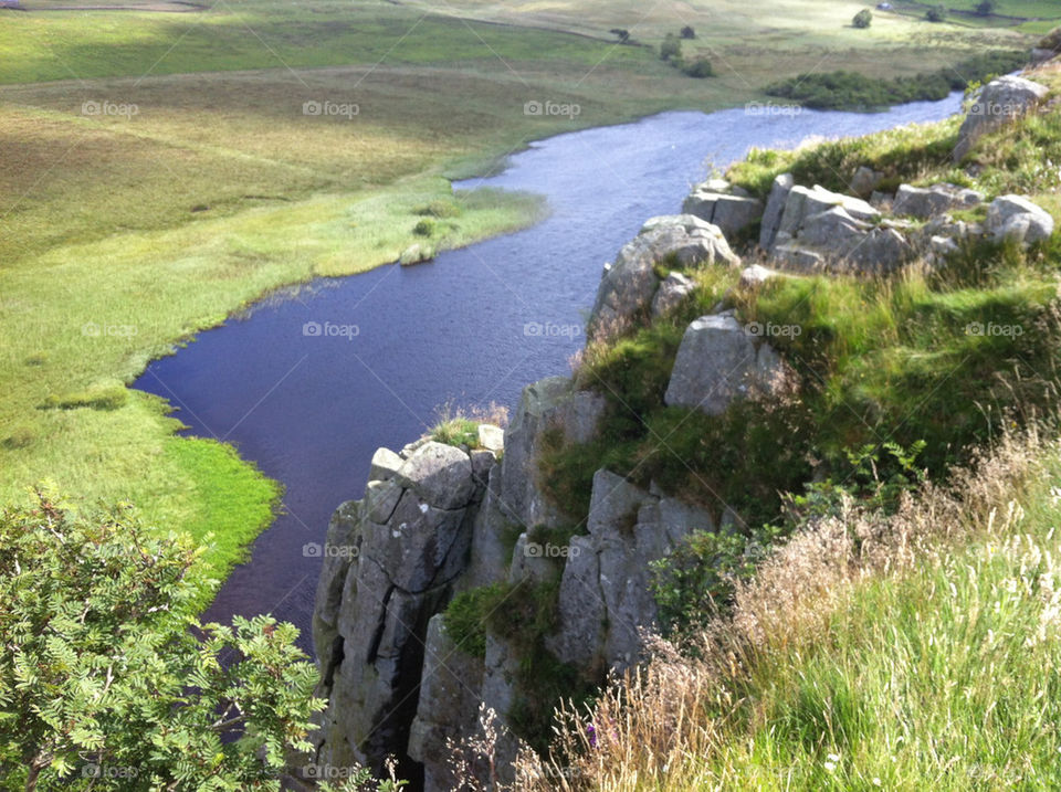 nature wall lake fields by johnoyvind