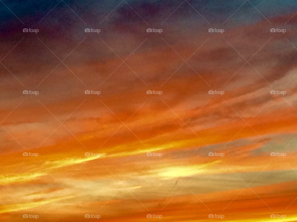 Low angle view of sunset