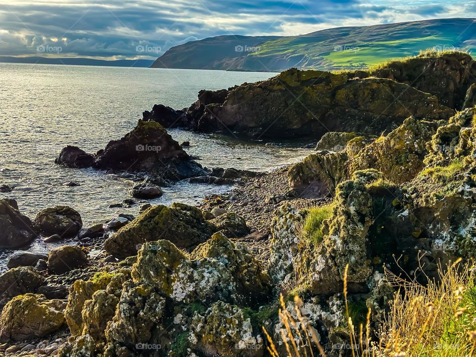 Rocks and the ocean