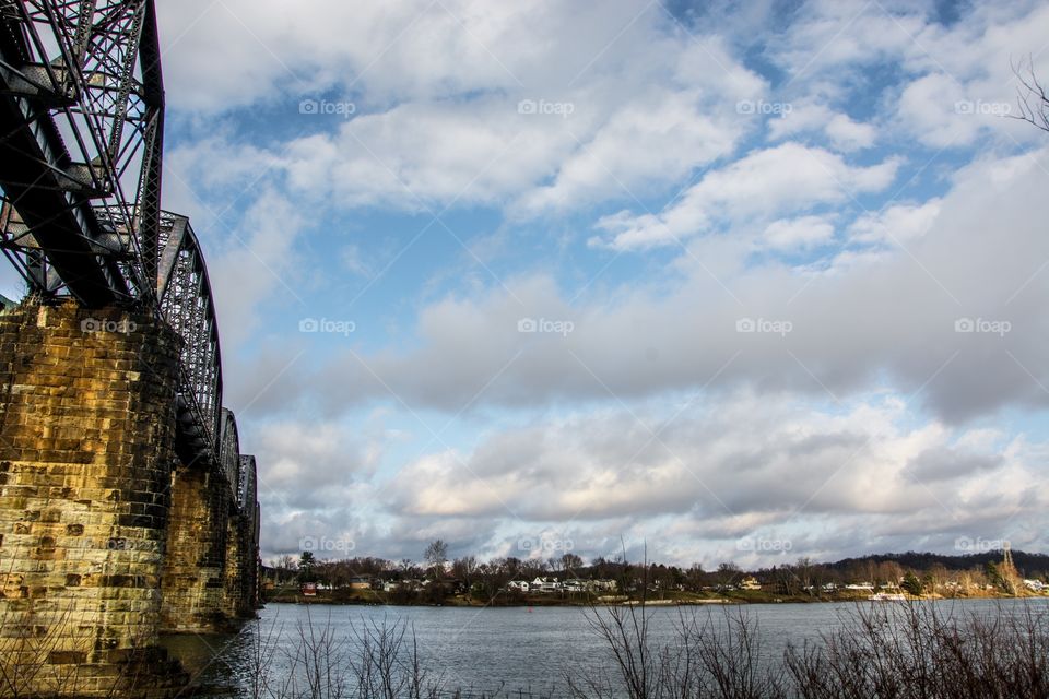 Marietta, Ohio train bridge