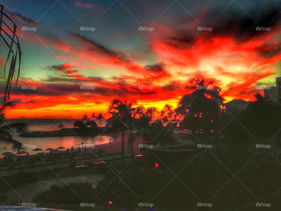 Hawaii sunset