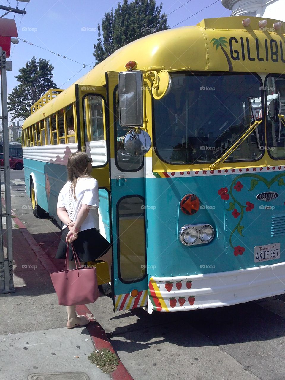 Bus, Railway, People, Train, Street