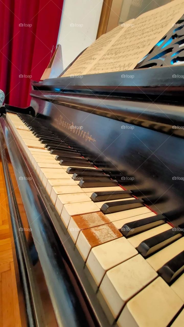 old piano