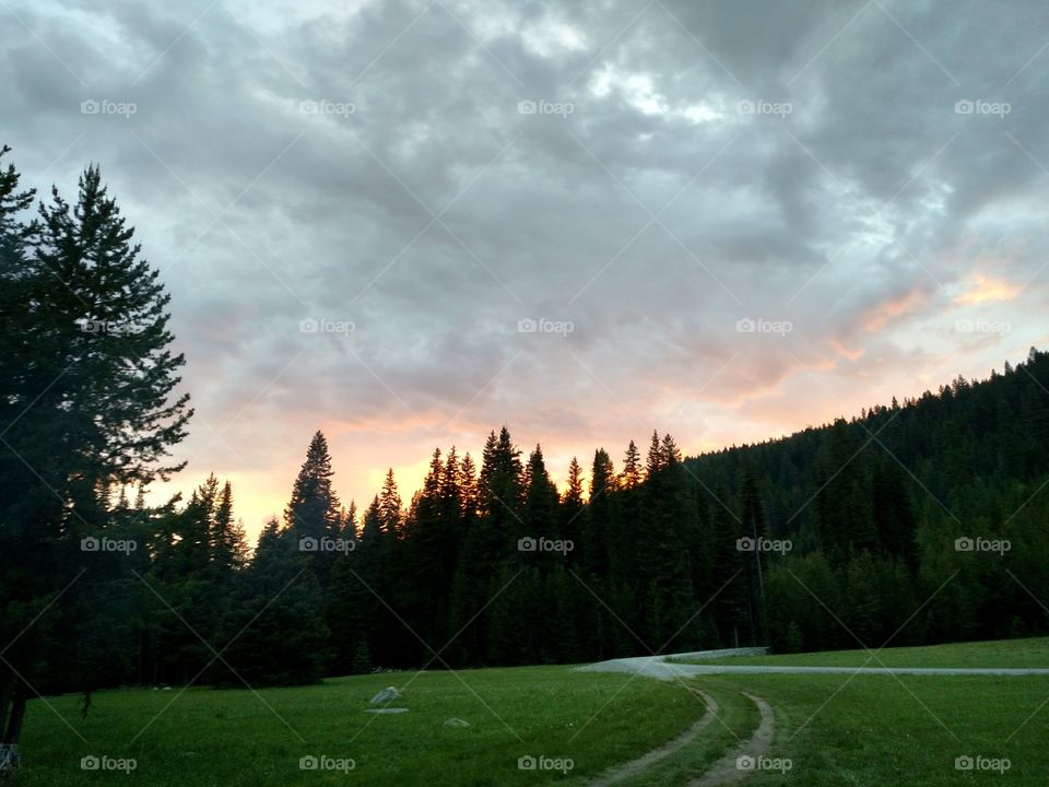 Sunset in the Blue Mountains