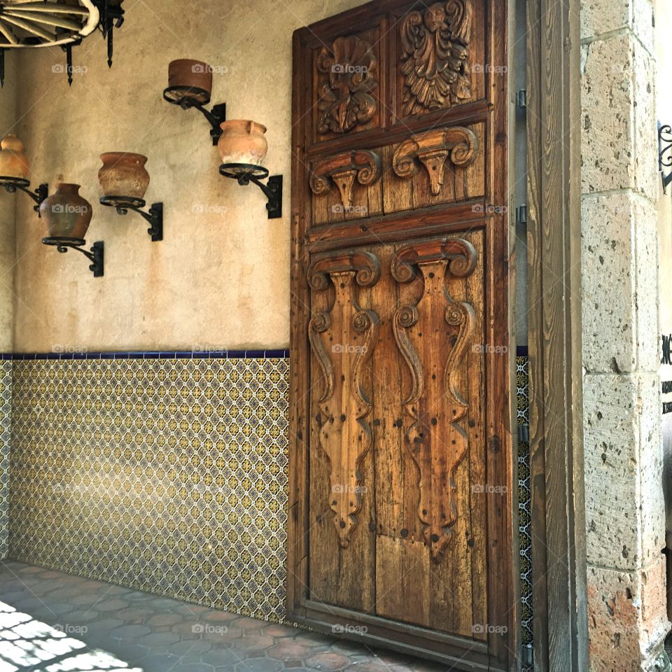 Door at Tlaquepaque in Sedona