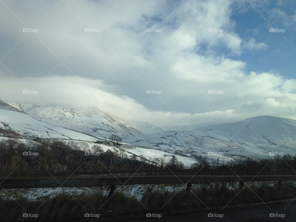 shap cumbria snow landscape sky by TurdOnTheRun