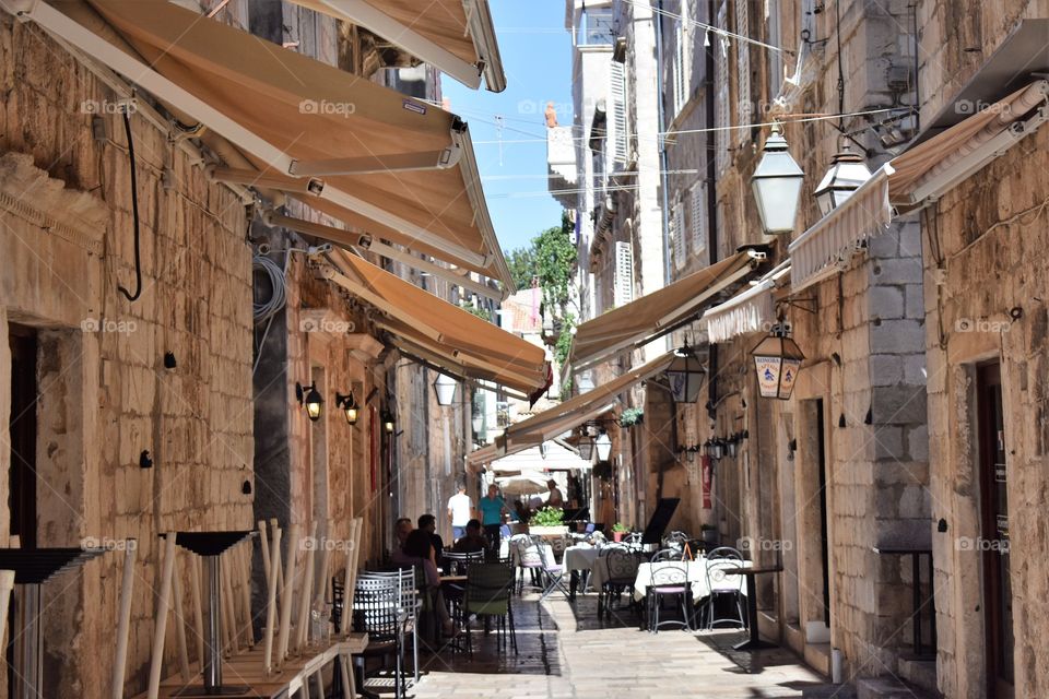 Dubrovnik alley 