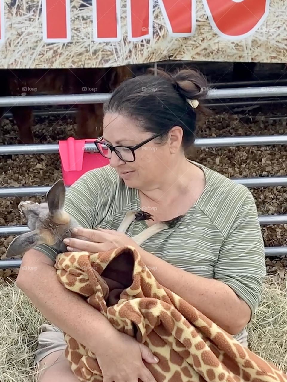 Selfie with a baby joey