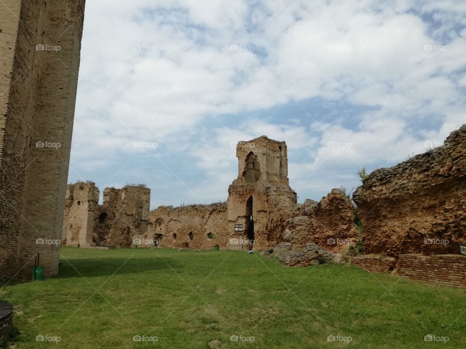 Medieval fortress inner cortyard