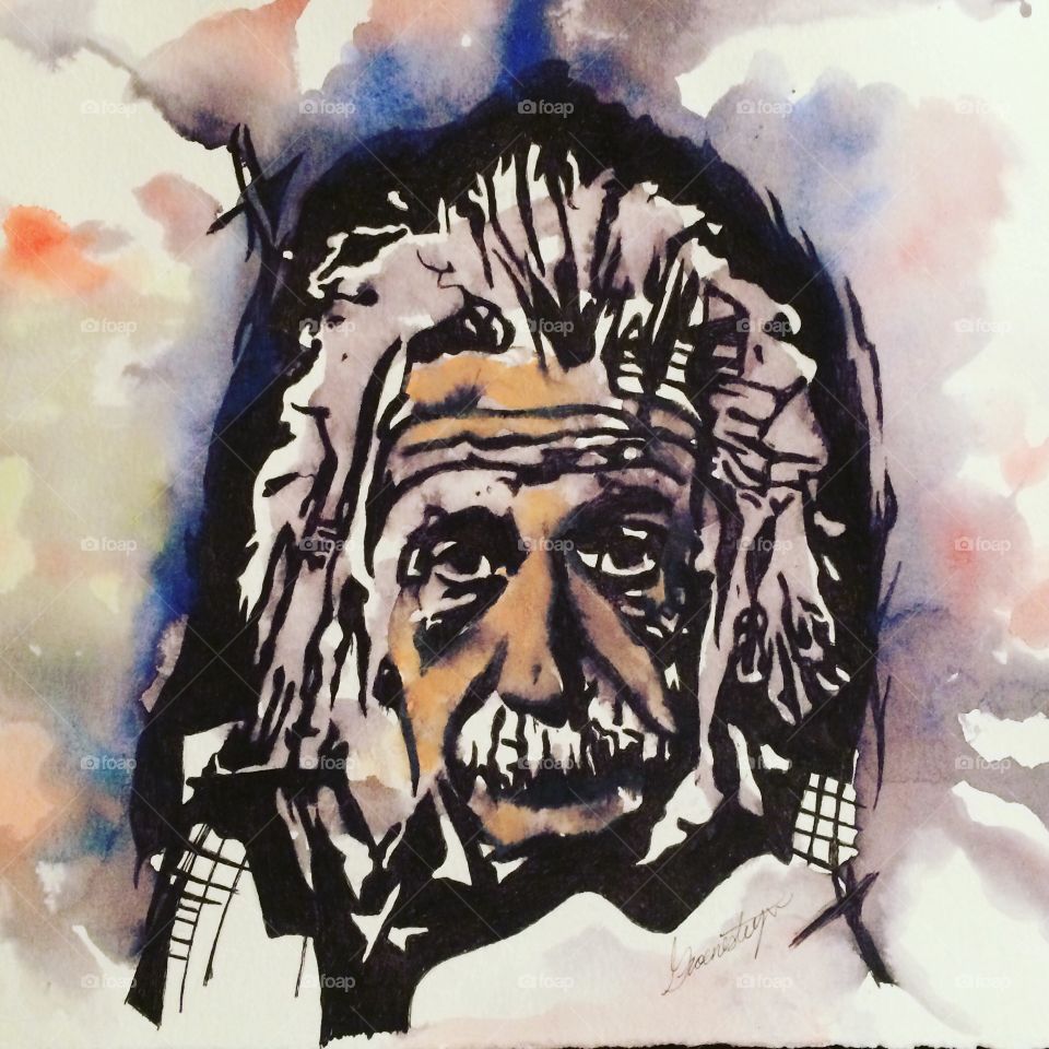 Sketch of Albert Einstein 