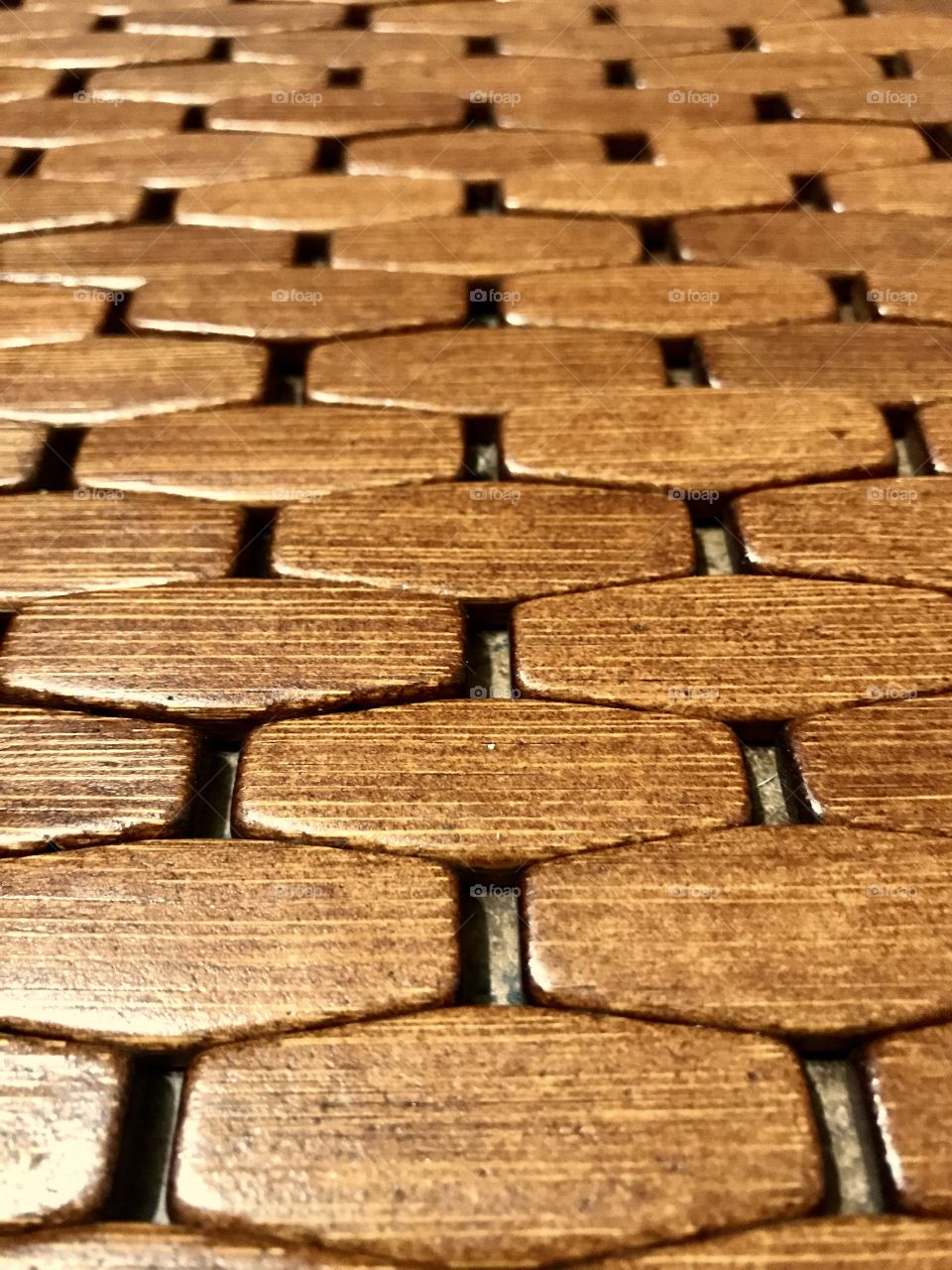 Close-Up Wood Shapes Pattern