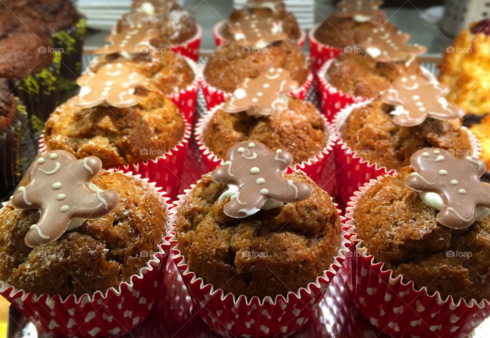 Gingerbread cupcakes