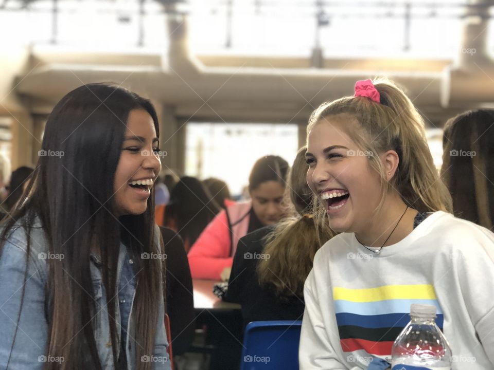 friends laughing