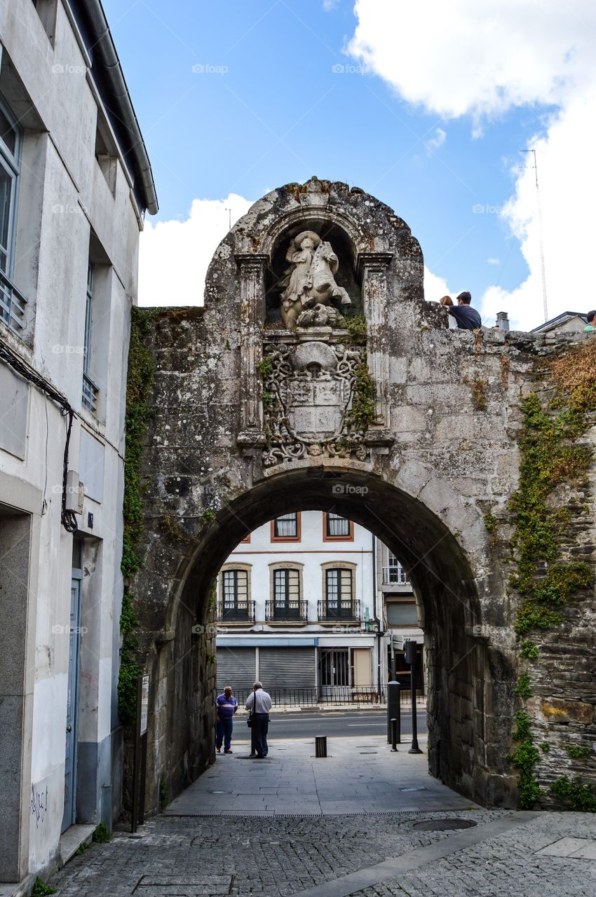 Puerta de Santiago. Puerta de Santiago, Muralla de Lugo (Lugo - Spain)