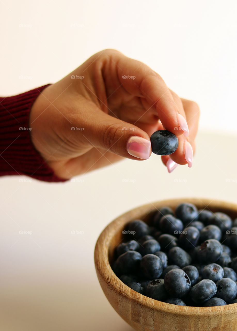 Bowl of Blueberries