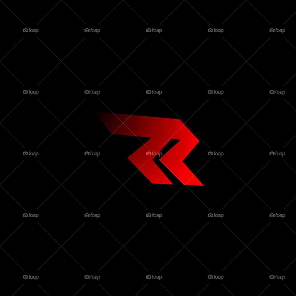 RR logo with black background.