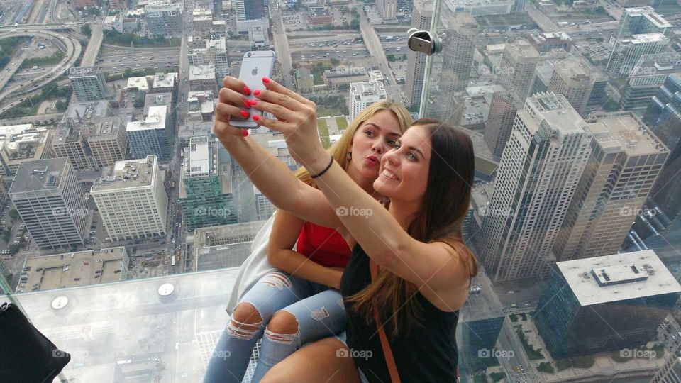top of Chicago at Willis TOWER
