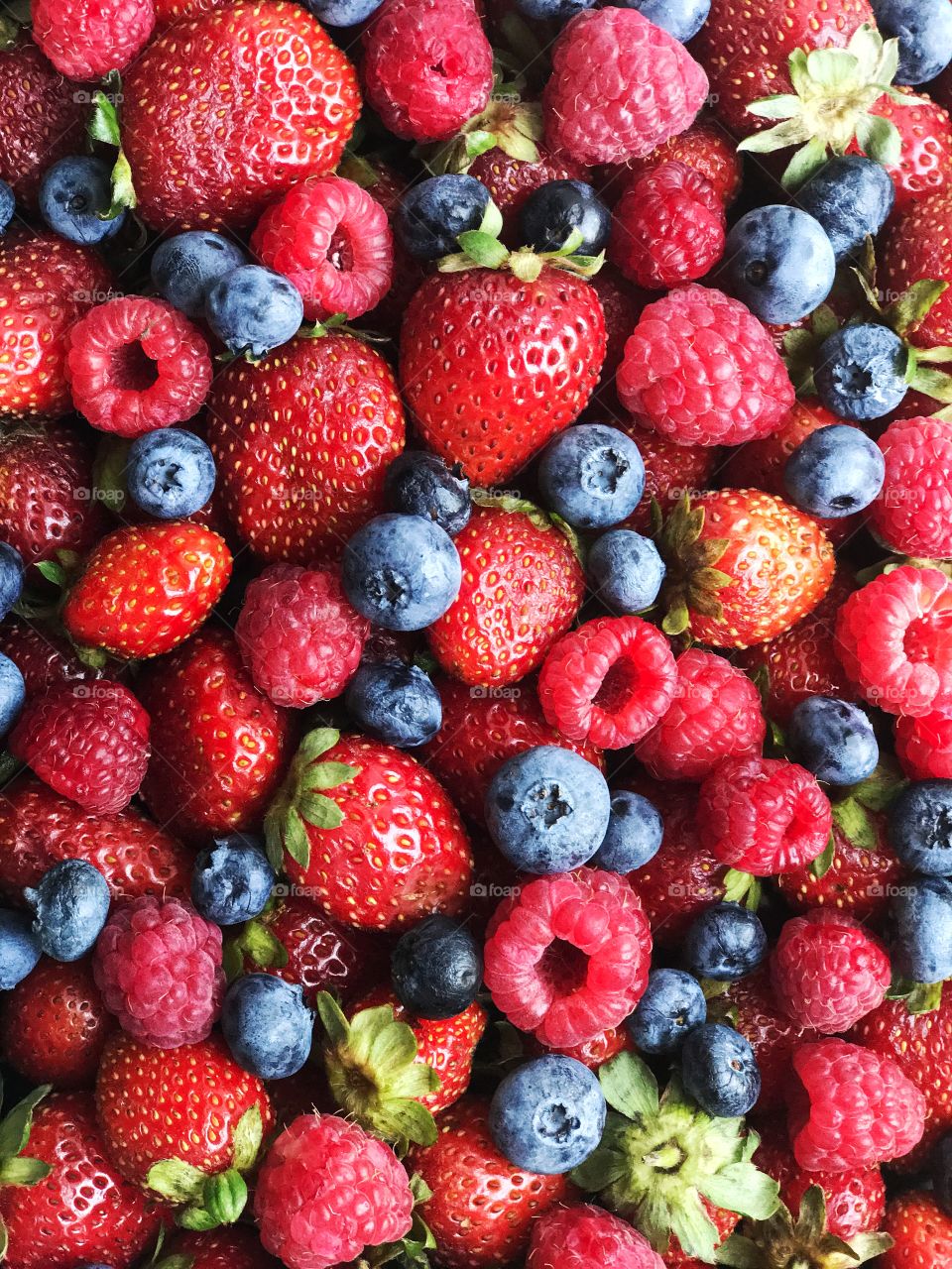 Berries background.summer time