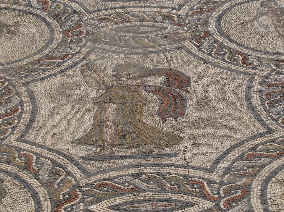 Ancient Roman Tiled Floor