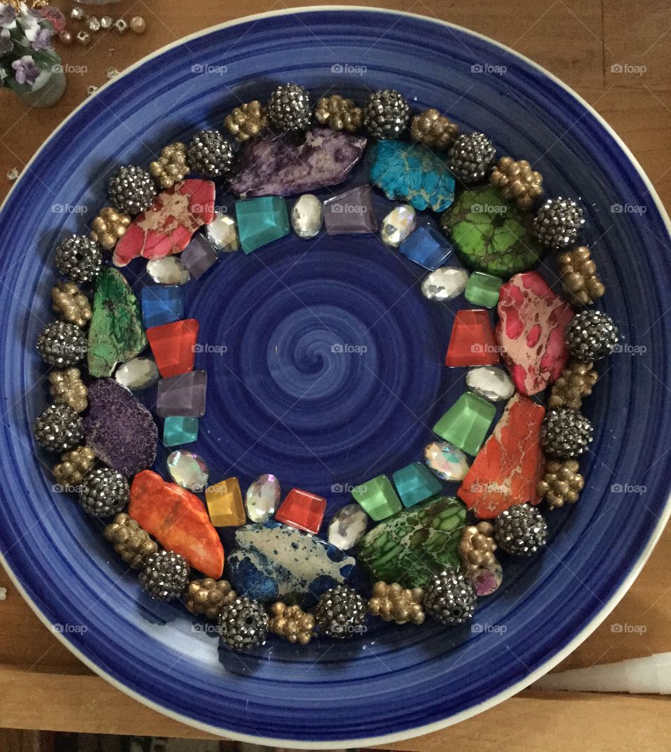 Colorful plate