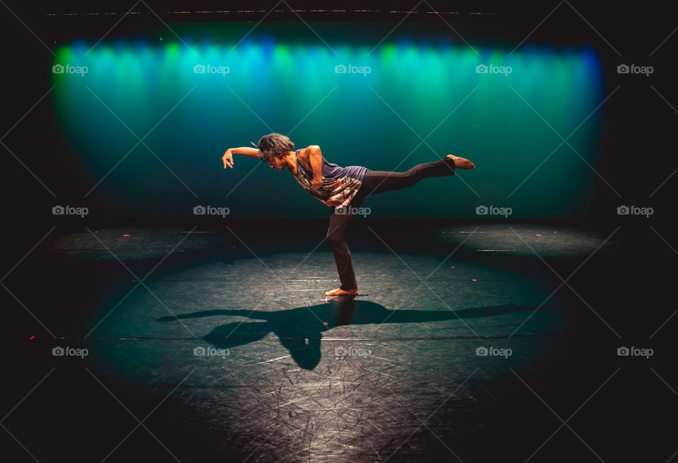 Perfect balance by dancer