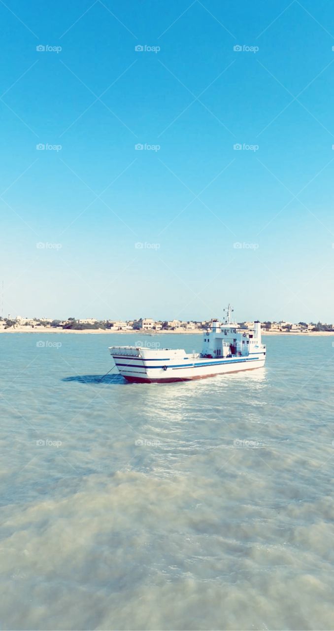 A Boat near Failaka Island