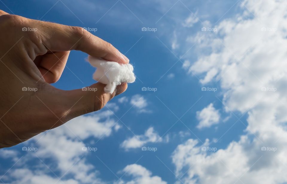 A piece of cloud