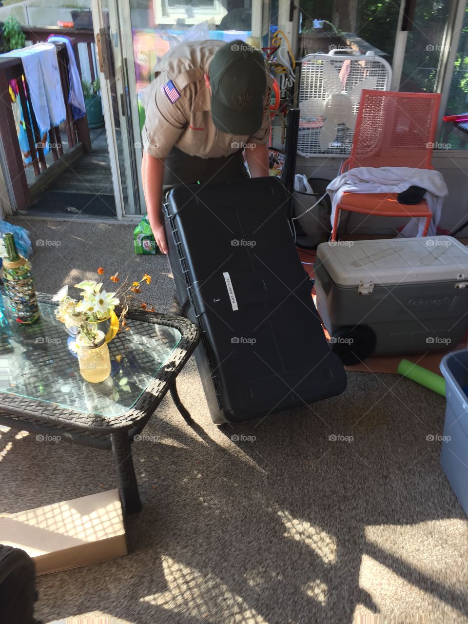 Off to Boy Scout Camp