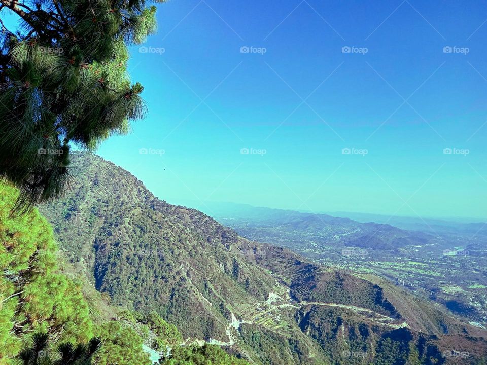 Mountain and Blue sky