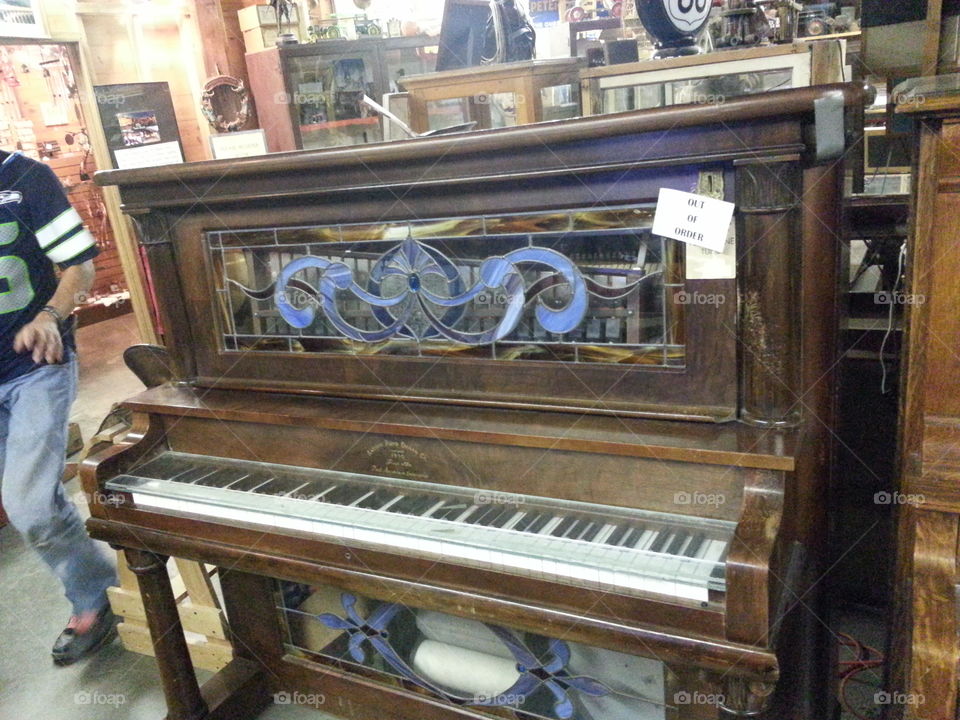 Player Piano . Museum at 1880 Town. 