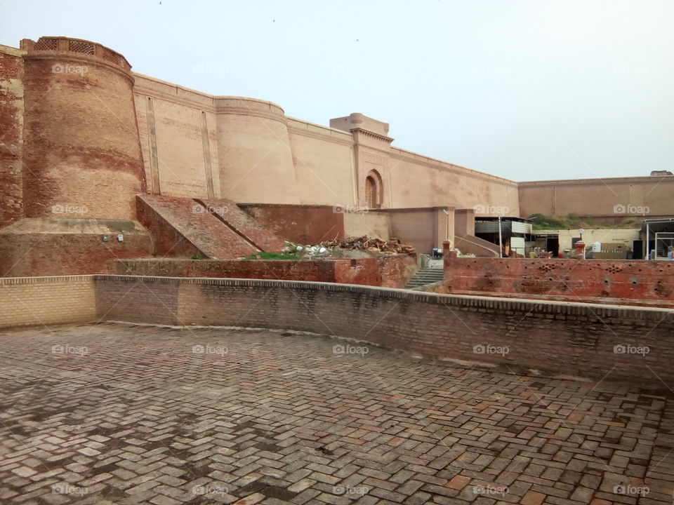 an ancient fort of Bathinda city- a monument protected by Govt Of India- inner part