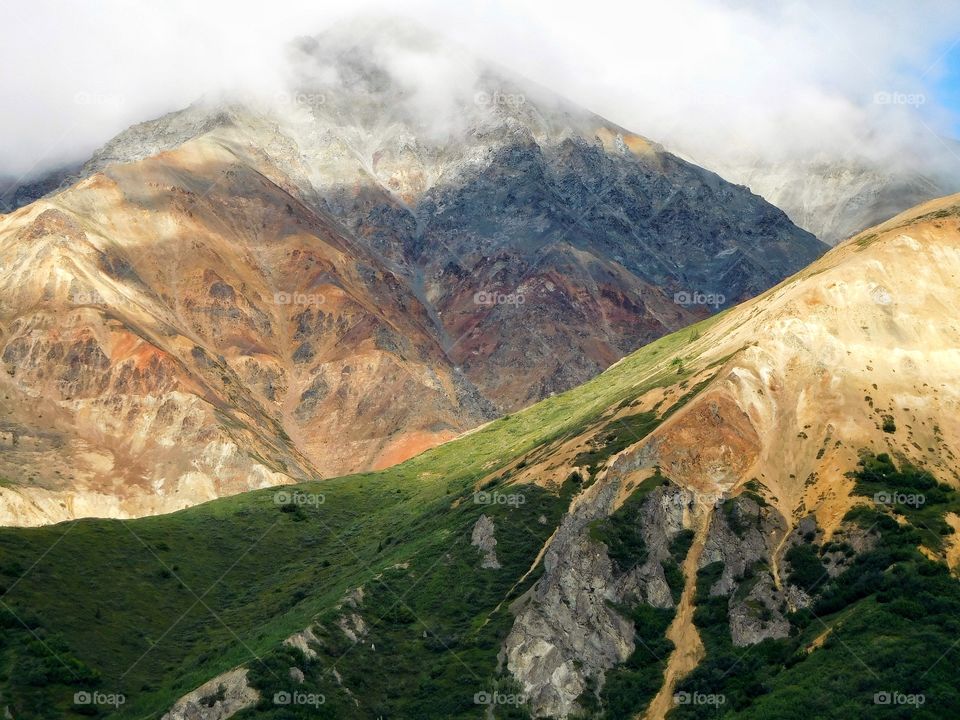 Sheep Mountain , summer in Alaska