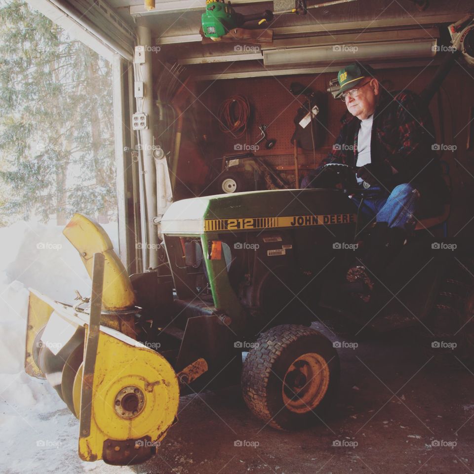 People, Tractor, Vehicle, Transportation System, Truck